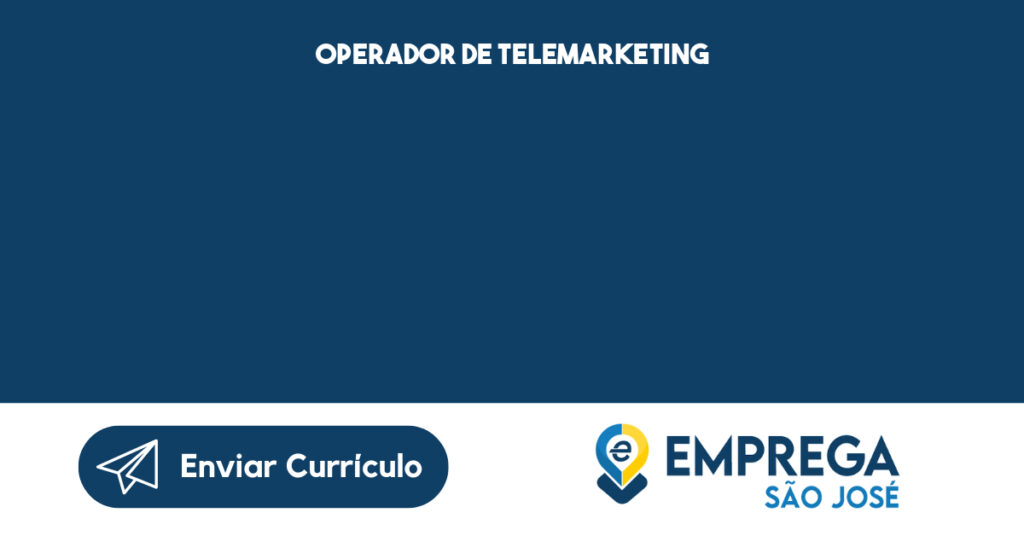 Operador De Telemarketing-São José Dos Campos - Sp 1