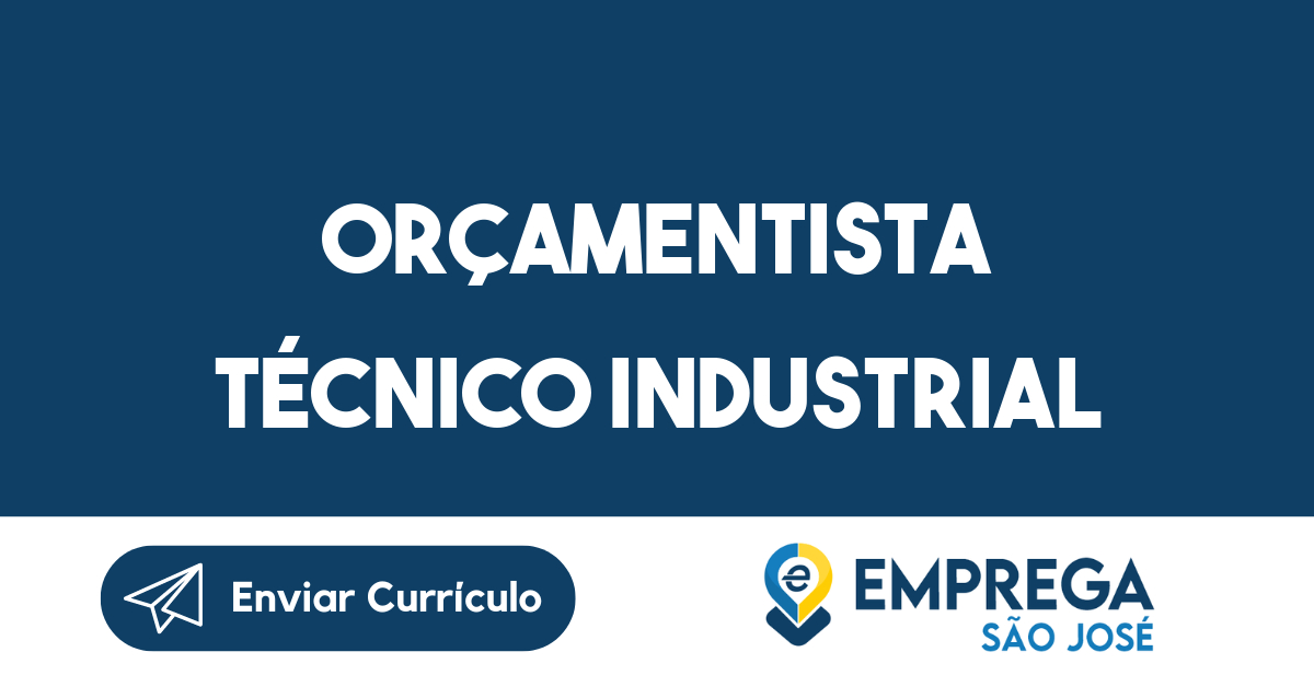 Orçamentista Técnico Industrial-São José Dos Campos - Sp 53
