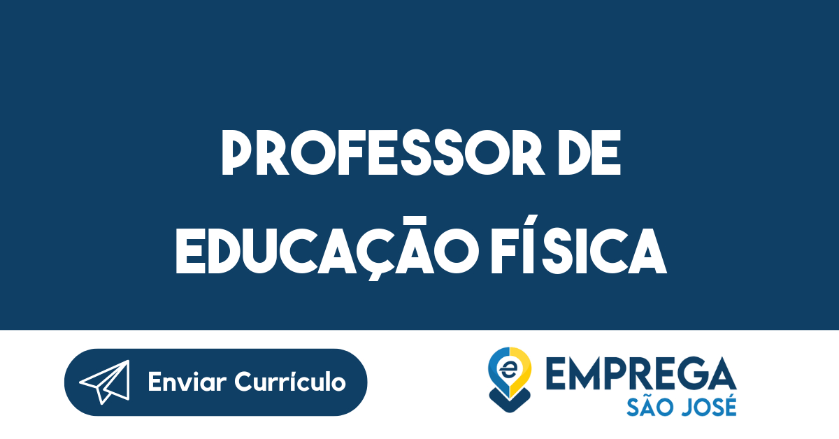Professor De Educação Física-São José Dos Campos - Sp 23
