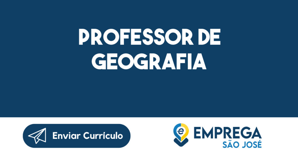 Professor De Geografia-Jacarei - Sp 1