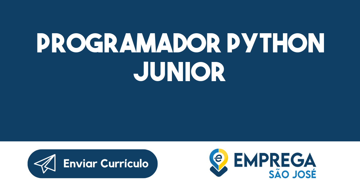 Programador Python Junior-São José Dos Campos - Sp 49