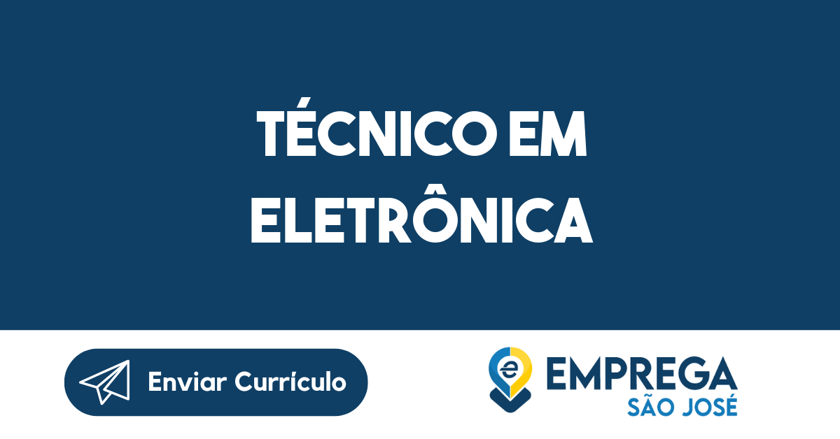 Técnico Em Eletrônica-São José Dos Campos - Sp 35