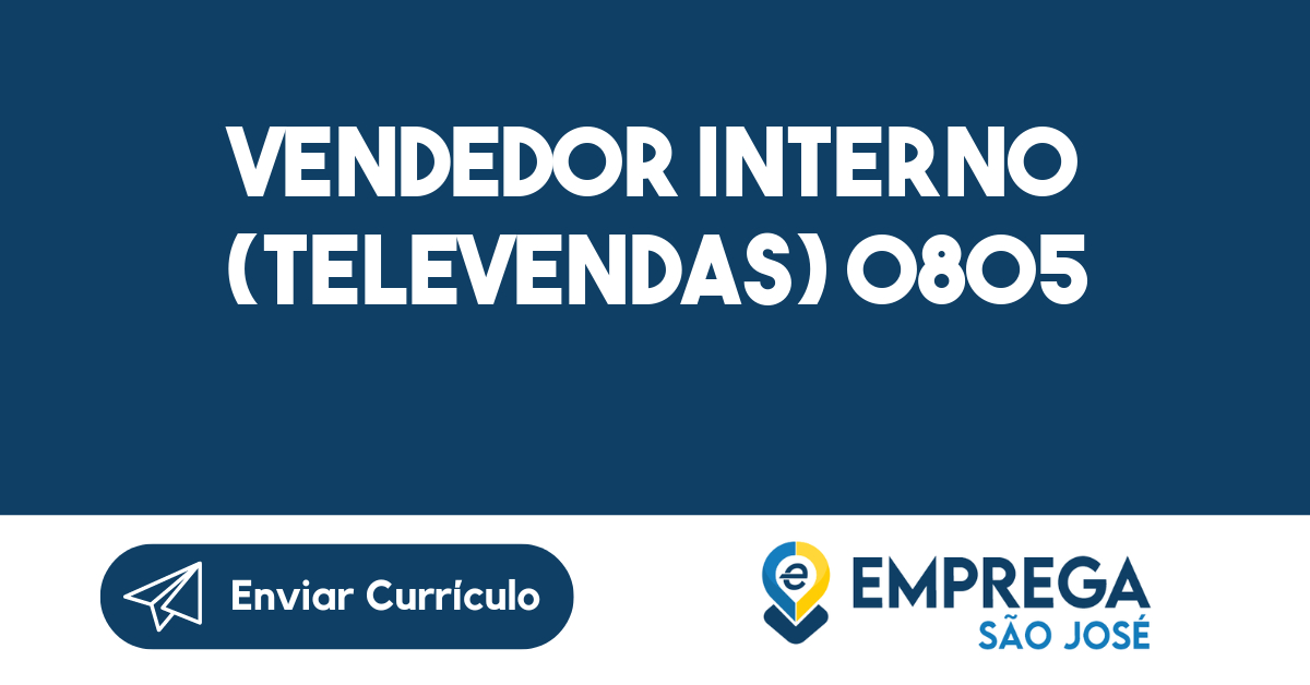 Vendedor Interno (Televendas) 0805-São José Dos Campos - Sp 69