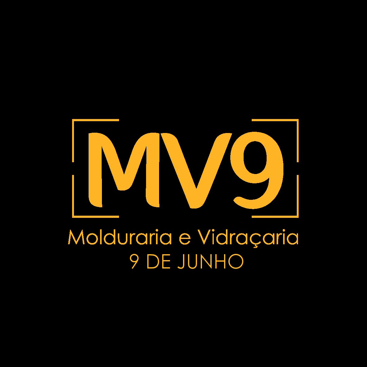 Logo MV9 Molduraria e Vidraçaria