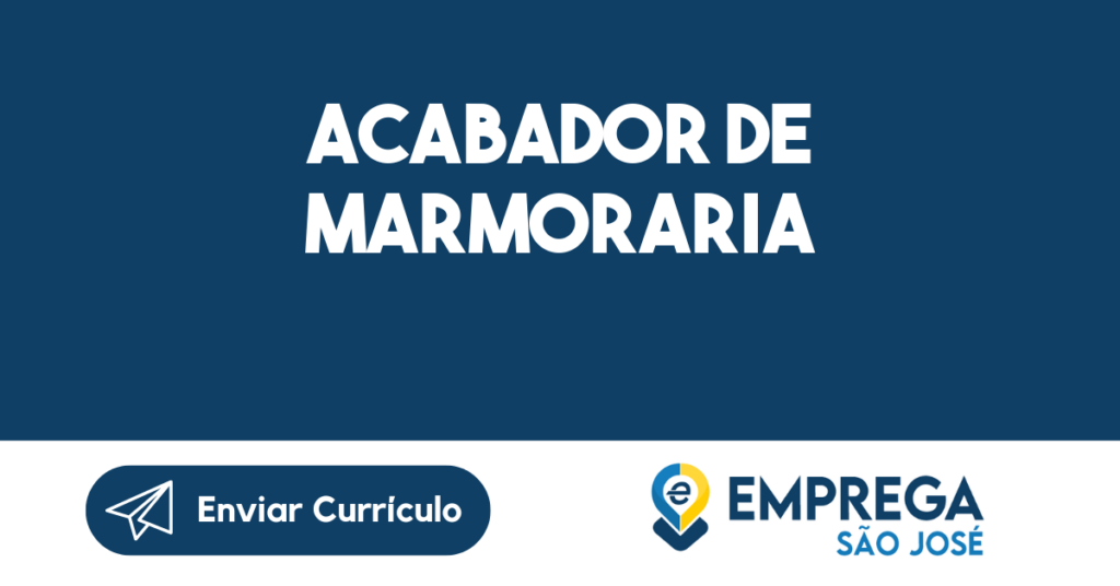 Acabador De Marmoraria-São José Dos Campos - Sp 1
