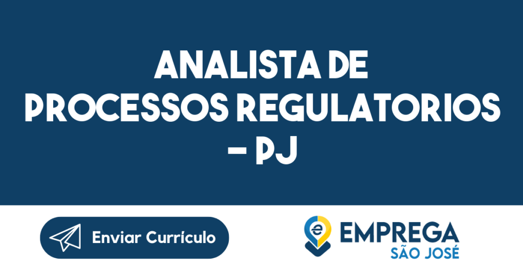 Analista De Processos Regulatorios - Pj-Jacarei - Sp 1 Analista De Processos Regulatorios - Pj-Jacarei - Sp 1