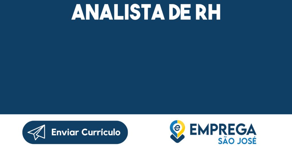 Analista De Rh-São José Dos Campos - Sp 1 Analista De Rh-São José Dos Campos - Sp 1