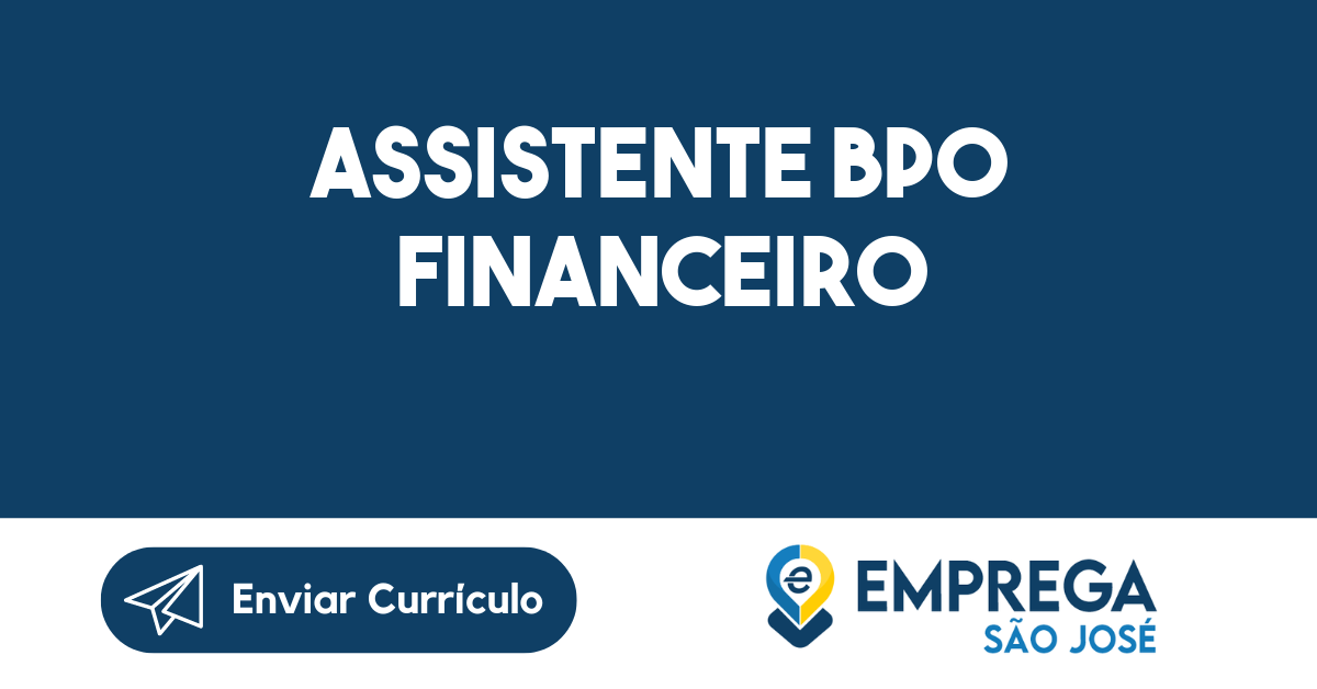 Assistente Bpo Financeiro-São José Dos Campos - Sp 85