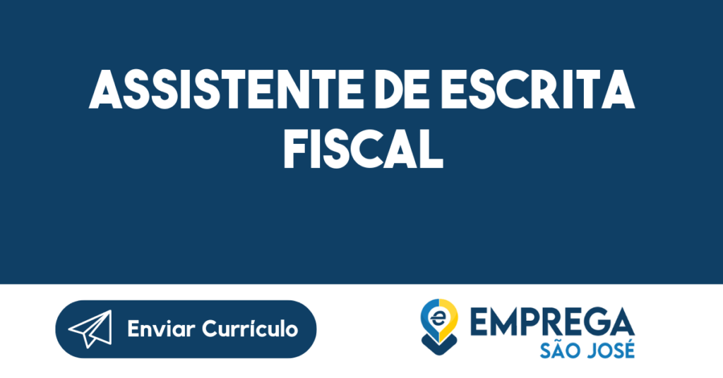 Assistente De Escrita Fiscal-São José Dos Campos - Sp 1