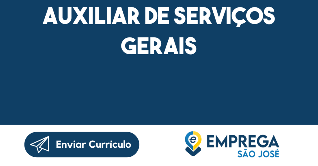 Auxiliar De Serviços Gerais-São José Dos Campos - Sp 1 Auxiliar De Serviços Gerais-São José Dos Campos - Sp 1