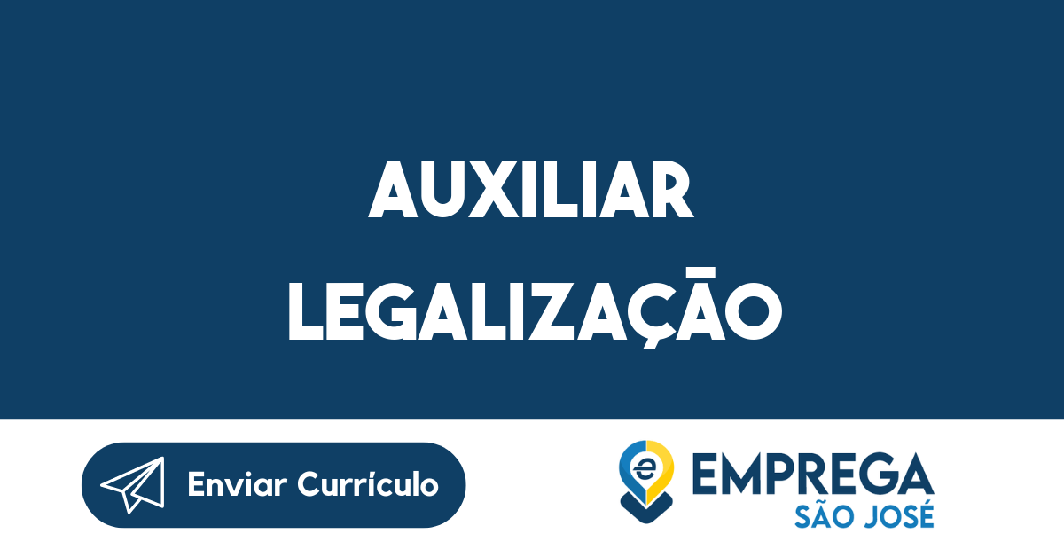 Auxiliar Legalização-São José Dos Campos - Sp 83