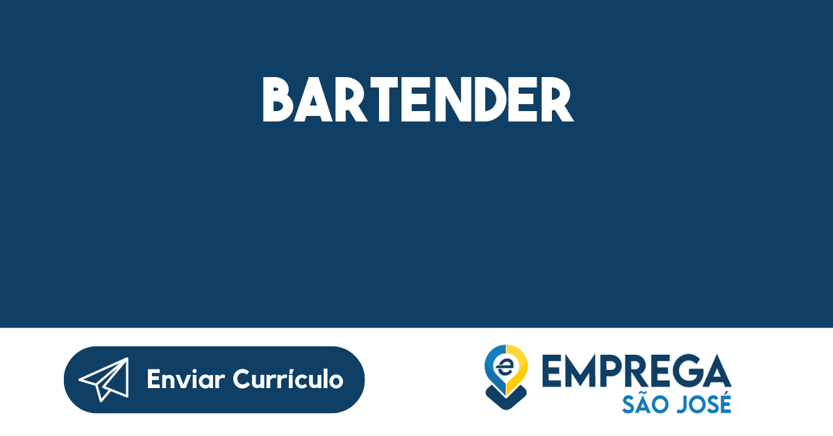 Bartender-São José Dos Campos - Sp 27