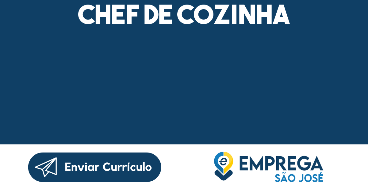 Chef De Cozinha-São José Dos Campos - Sp 9