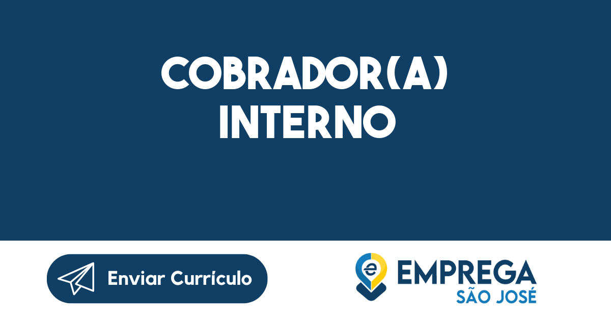 Cobrador(A) Interno-São José Dos Campos - Sp 3