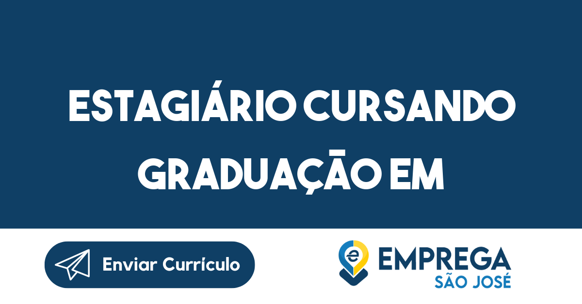 Estagiário Cursando Graduação Em Administração De Empresas-São José Dos Campos - Sp 1