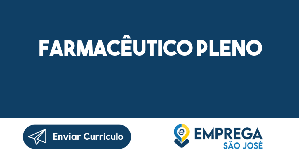 Farmacêutico Pleno-São José Dos Campos - Sp 1