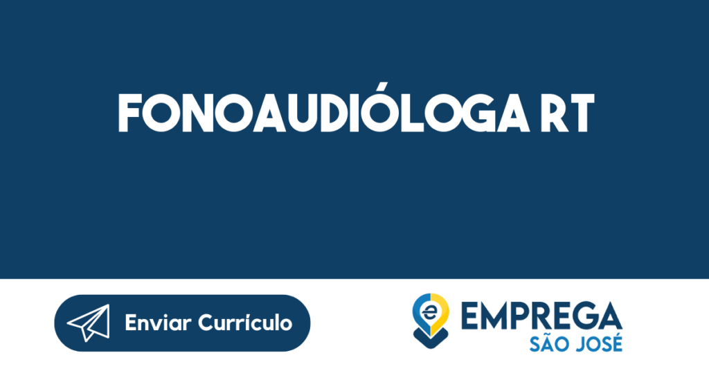 Fonoaudióloga Rt-São José Dos Campos - Sp 1