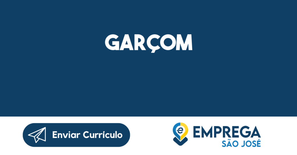 Garçom-São José Dos Campos - Sp 1 Garçom-São José Dos Campos - Sp 1