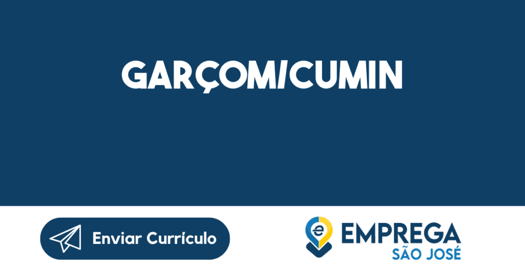 Garçom/Cumin-São José Dos Campos - Sp 1