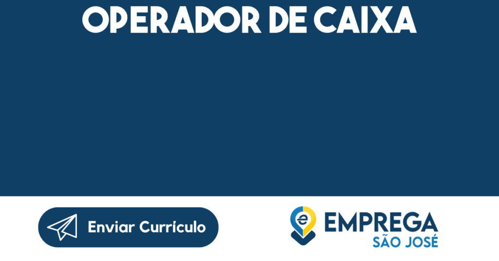 Operador De Caixa-Jambeiro - Sp 1