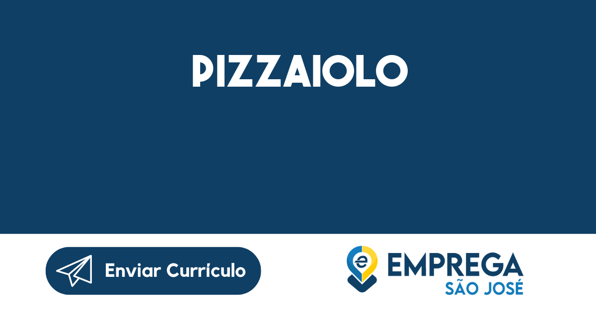 Pizzaiolo-São José Dos Campos - Sp 25