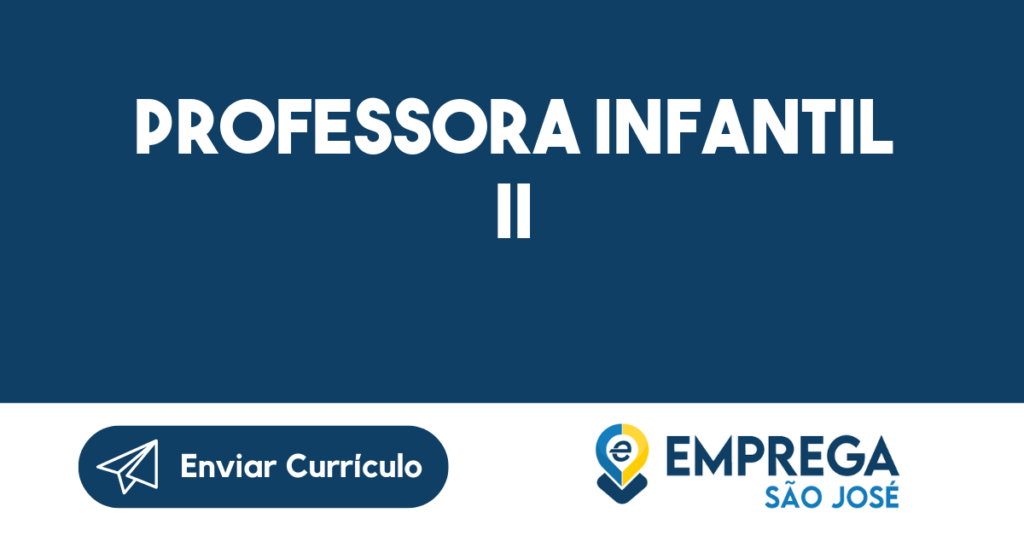 Professora Infantil Ii-São José Dos Campos - Sp 1 Professora Infantil Ii-São José Dos Campos - Sp 1