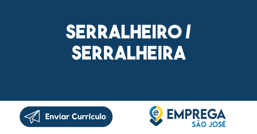 Serralheiro / Serralheira-São José Dos Campos - Sp 1
