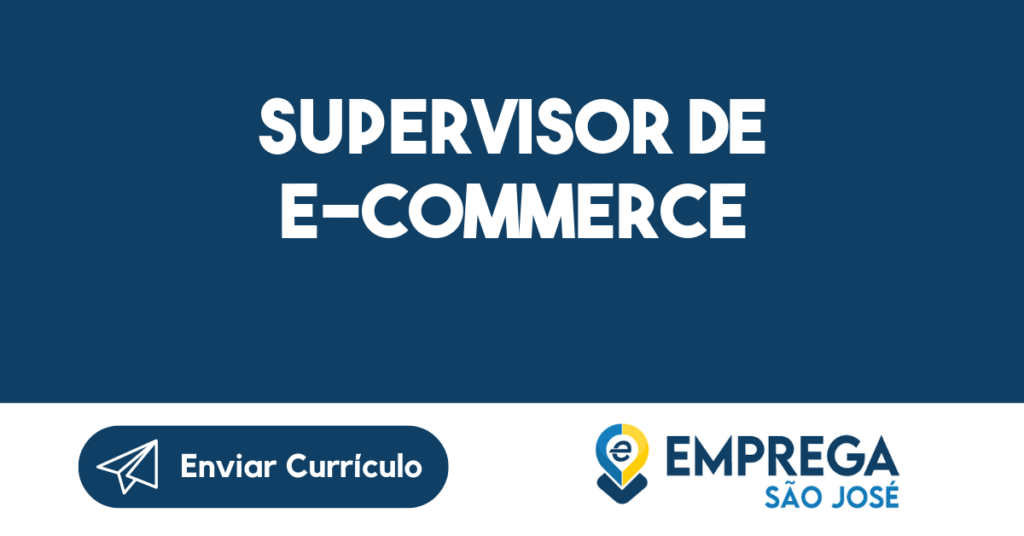 Supervisor De E-Commerce-Jacarei - Sp 1