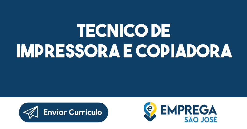 Tecnico De Impressora E Copiadora-São José Dos Campos - Sp 1