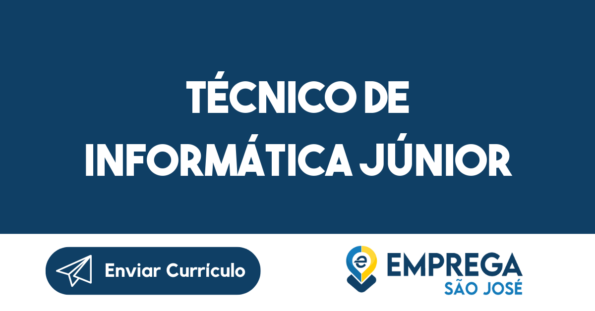 Técnico De Informática Júnior-São José Dos Campos - Sp 23
