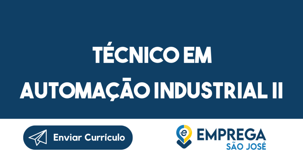 Técnico Em Automação Industrial Ii-São José Dos Campos - Sp 1