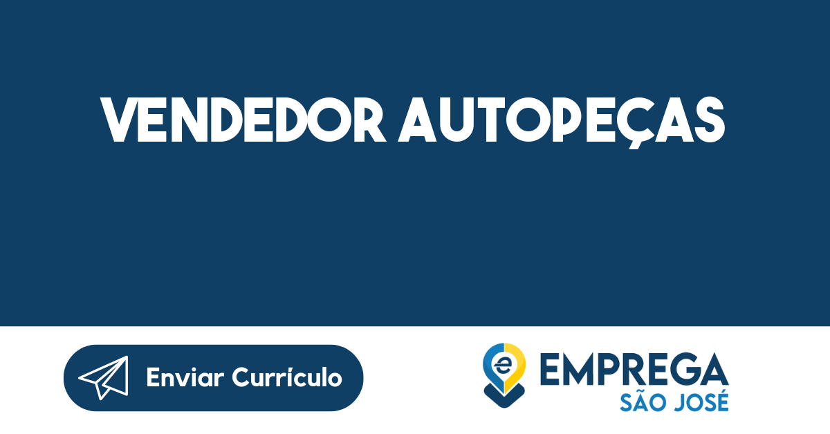 Vendedor Autopeças-São José Dos Campos - Sp 203