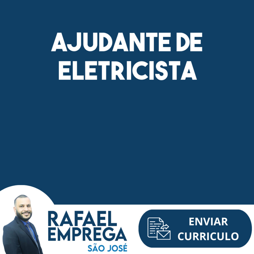 Ajudante De Eletricista-São José Dos Campos - Sp 1