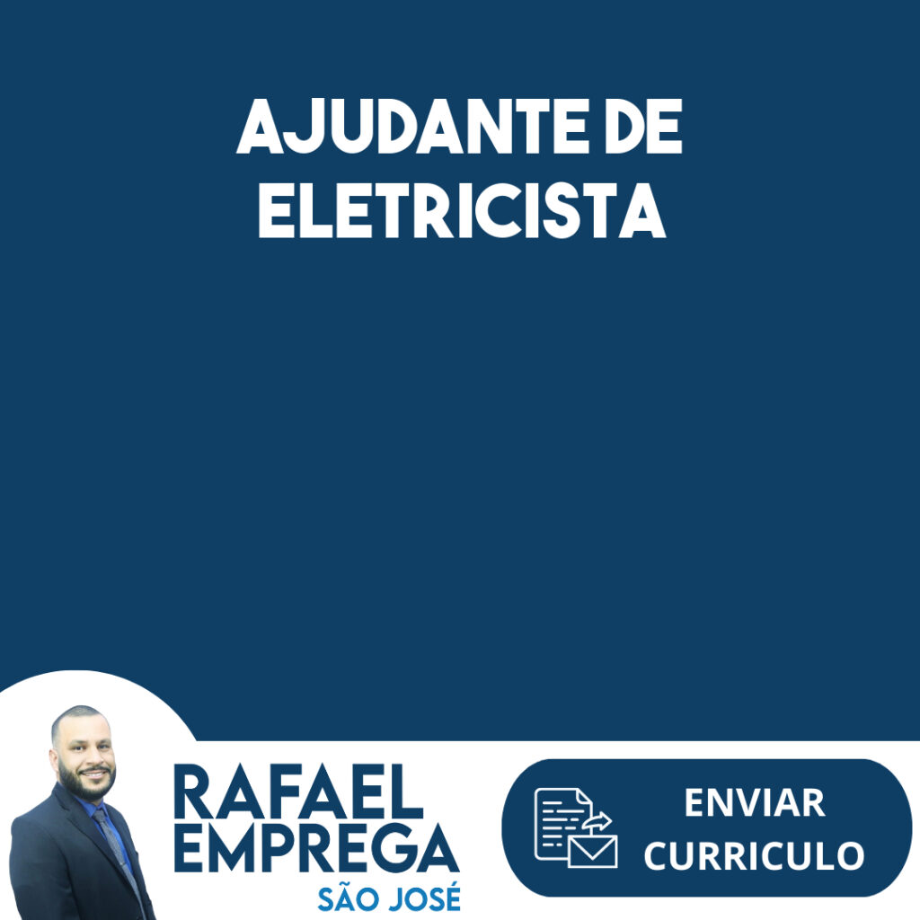 Ajudante De Eletricista-Jacarei - Sp 1