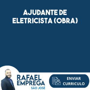 Ajudante De Eletricista (Obra)-Jacarei - Sp 10