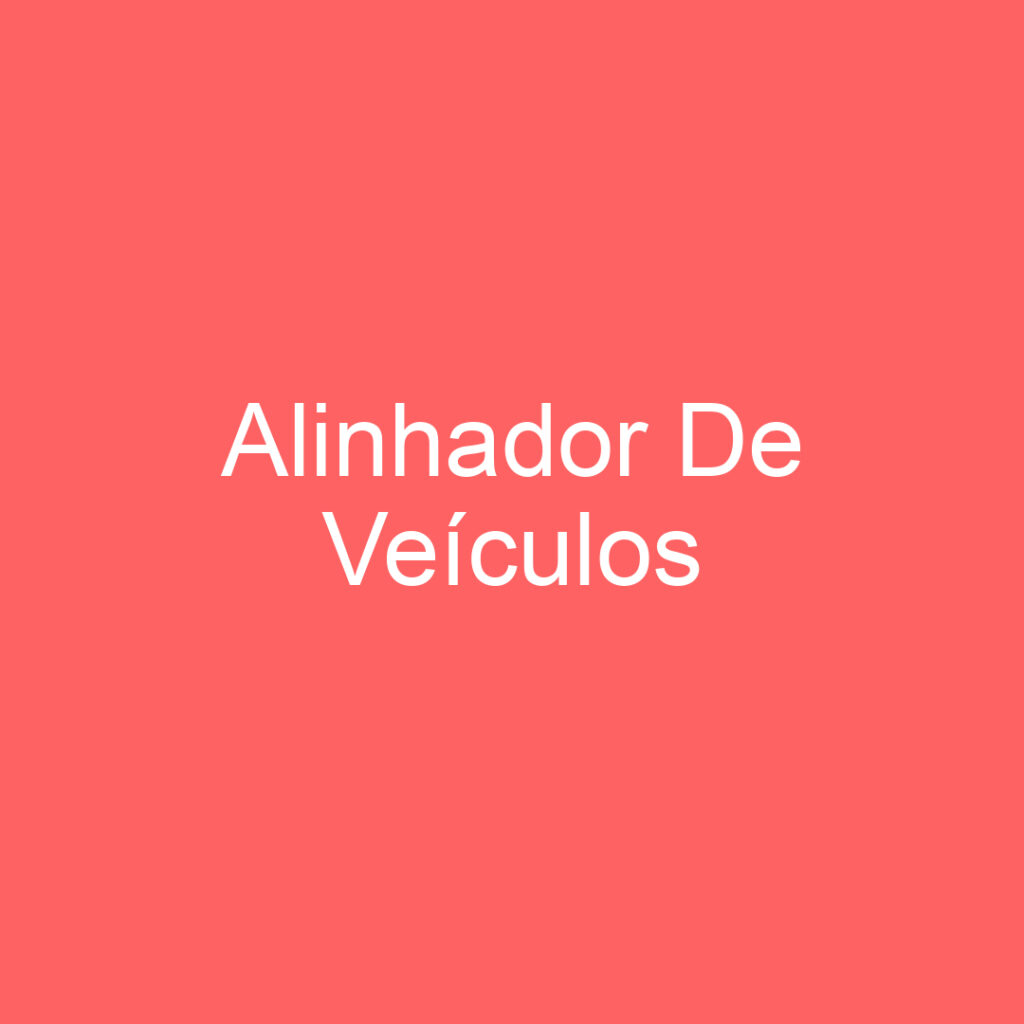 Alinhador De Veículos 1