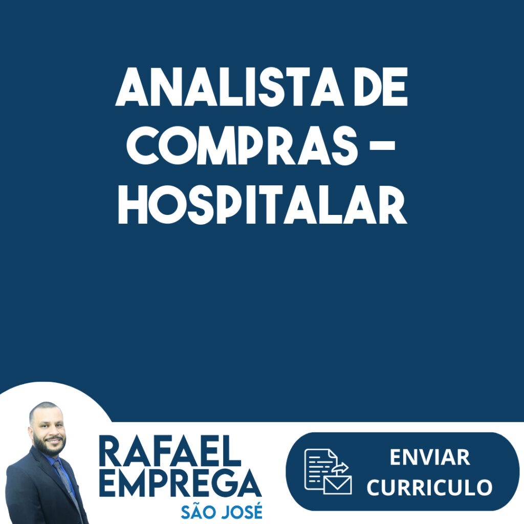 Analista De Compras - Hospitalar-São José Dos Campos - Sp 1