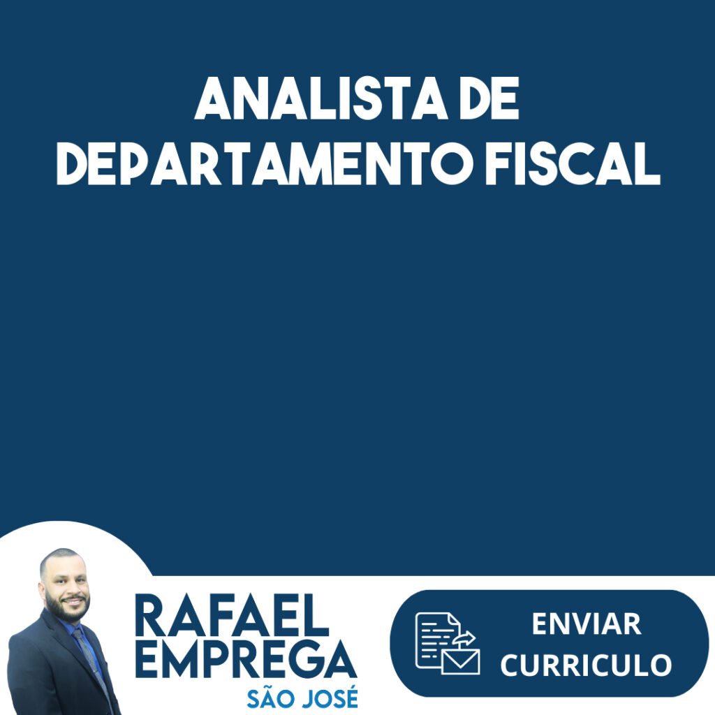 Analista De Departamento Fiscal-São José Dos Campos - Sp 1
