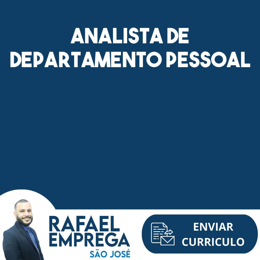 Analista De Departamento Pessoal-São José Dos Campos - Sp 83