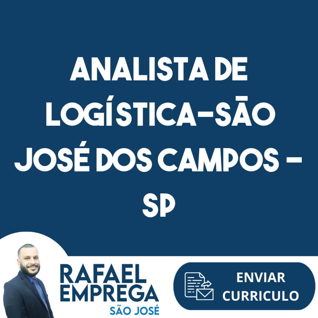 Analista De Logística-São José Dos Campos - Sp 1