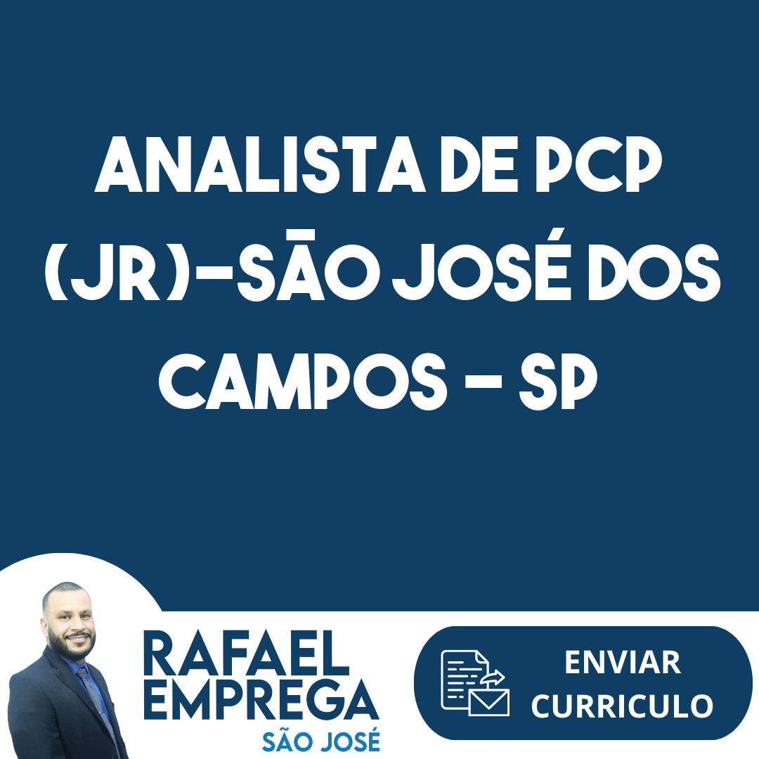 Analista De Pcp (Jr)-São José Dos Campos - Sp 15