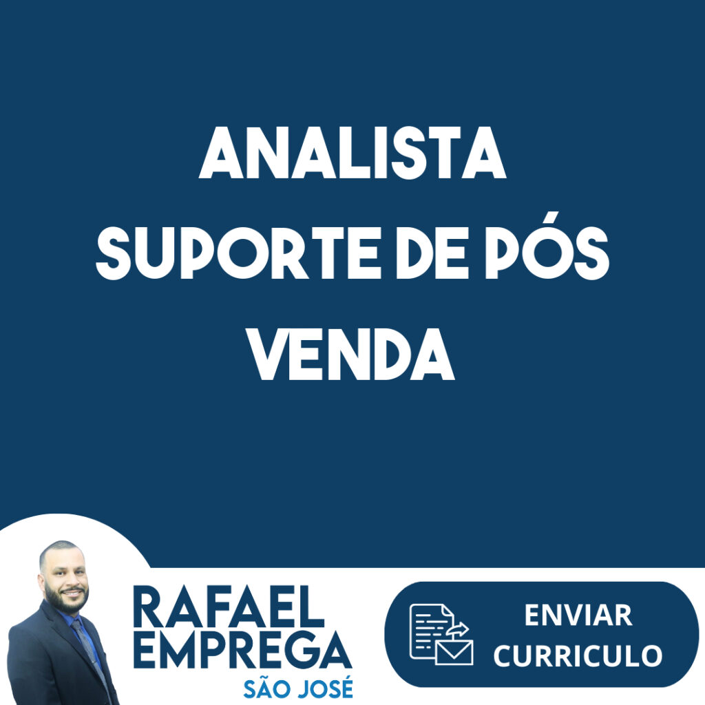 Analista Suporte De Pós Venda-São José Dos Campos - Sp 1