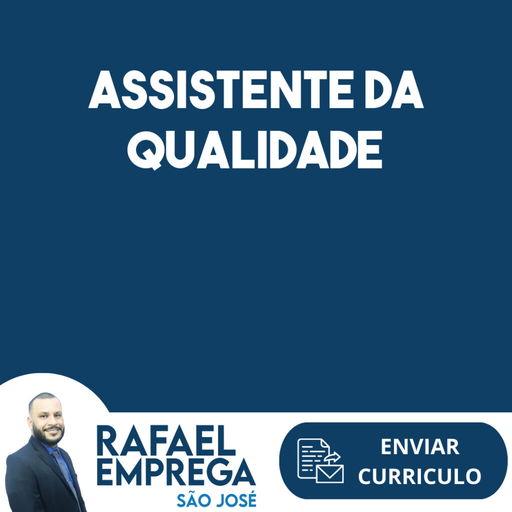 Assistente Da Qualidade-São José Dos Campos - Sp 1