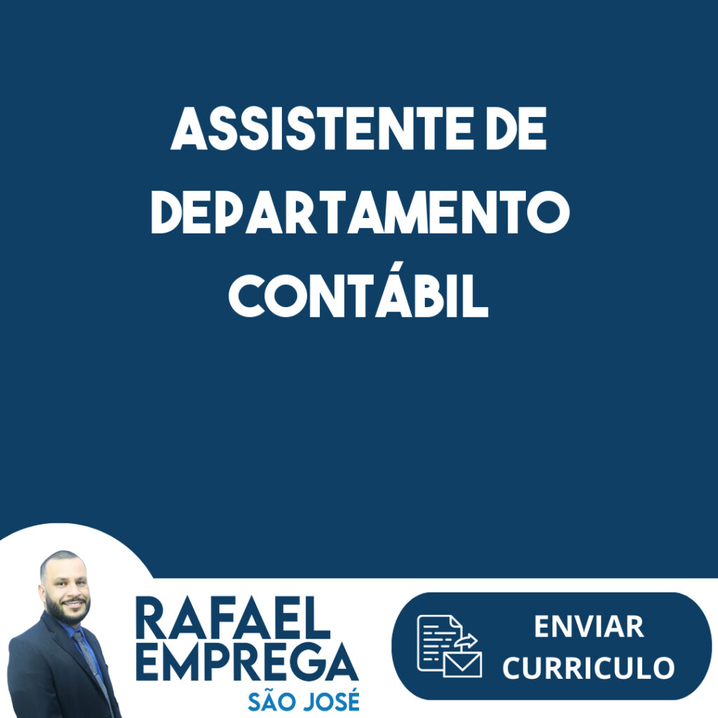 Assistente De Departamento Contábil-São José Dos Campos - Sp 1
