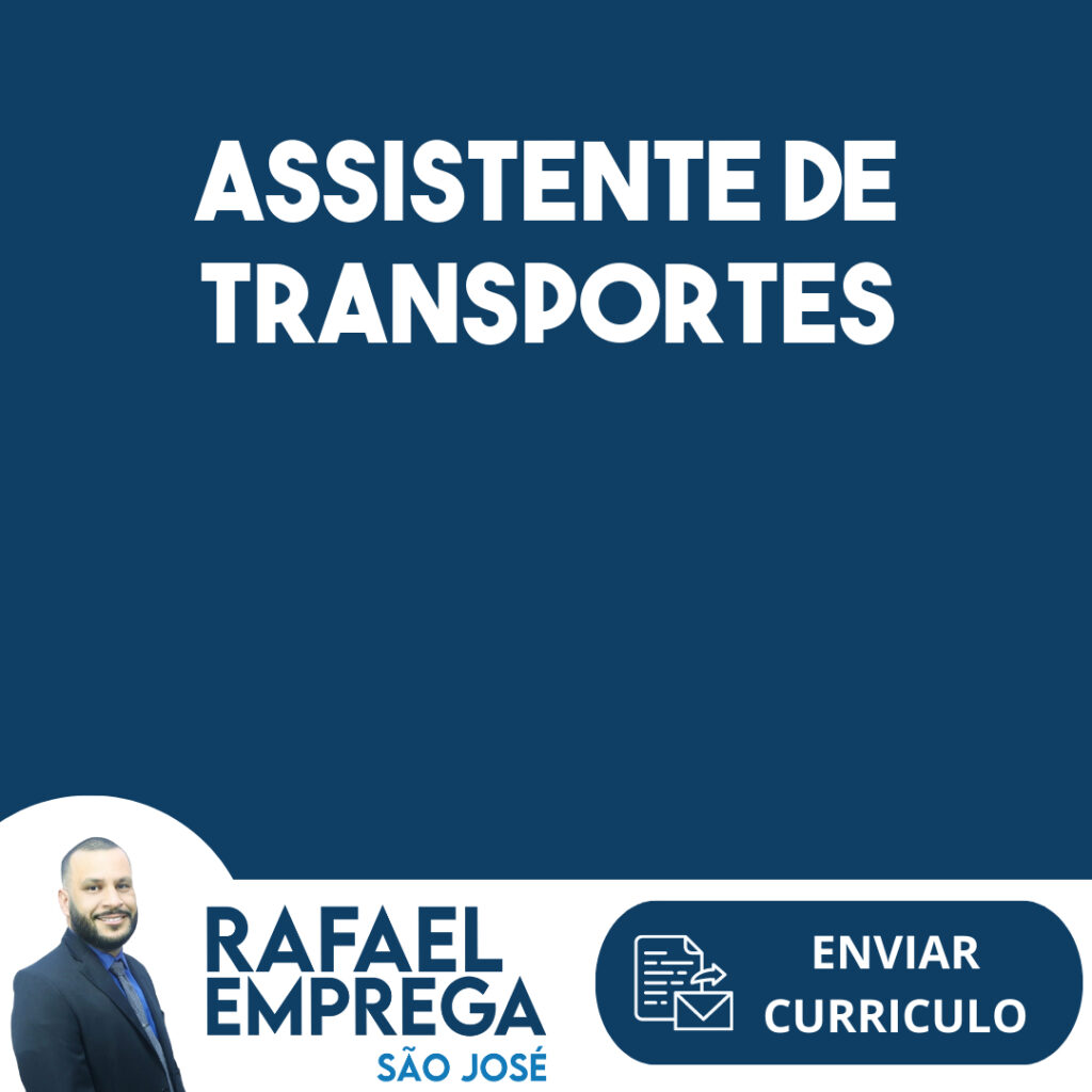Assistente De Transportes-Jacarei - Sp 1