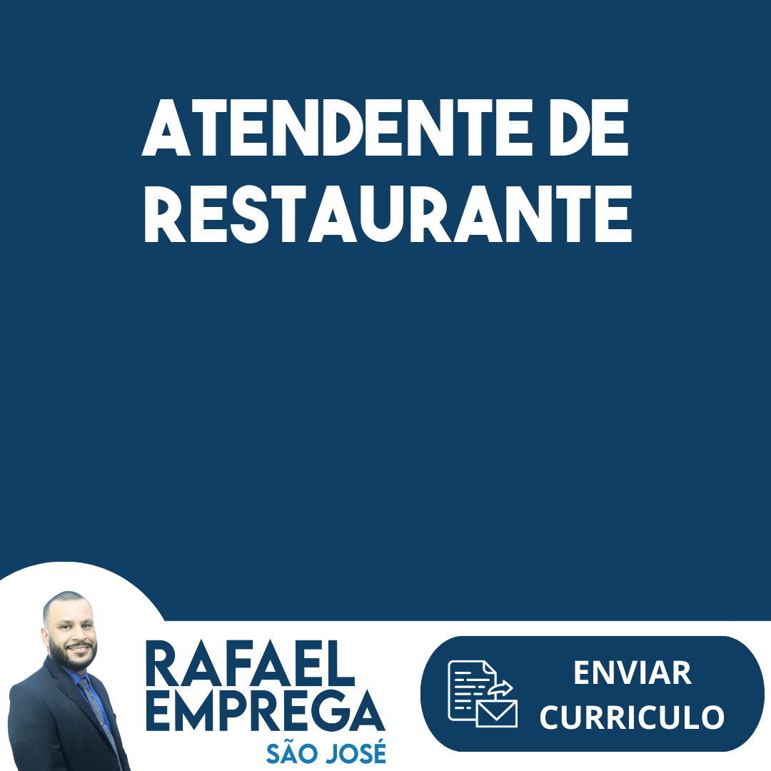 Atendente De Restaurante-São José Dos Campos - Sp 61