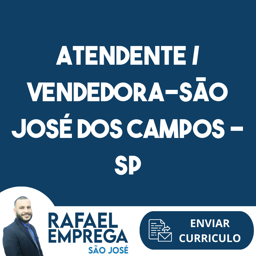 Atendente / Vendedora-São José Dos Campos - Sp 235