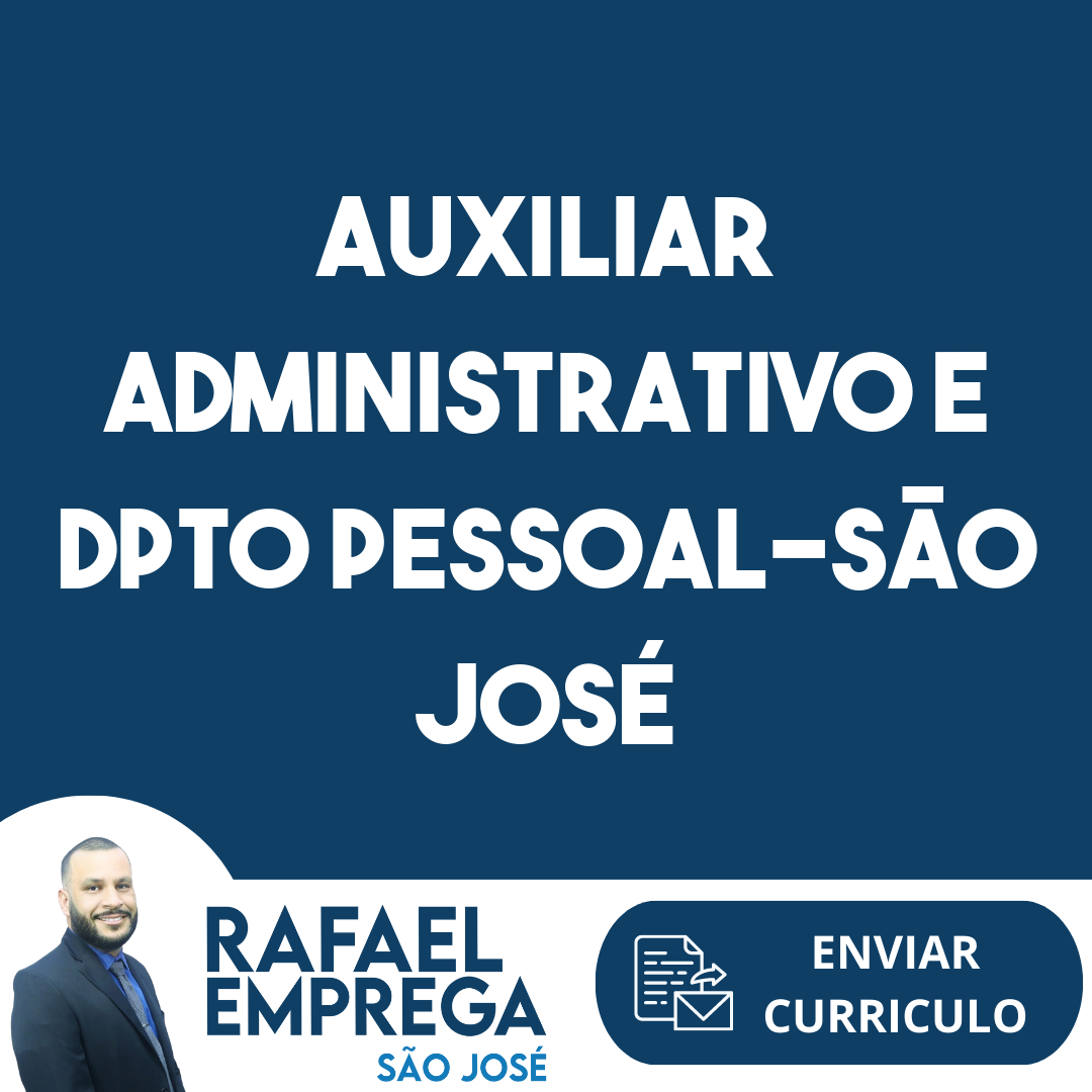 Auxiliar Administrativo E Dpto Pessoal-São José Dos Campos - Sp 191