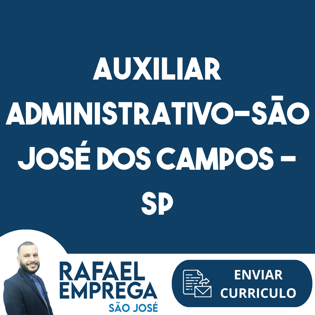 Auxiliar Administrativo-São José Dos Campos - Sp 325