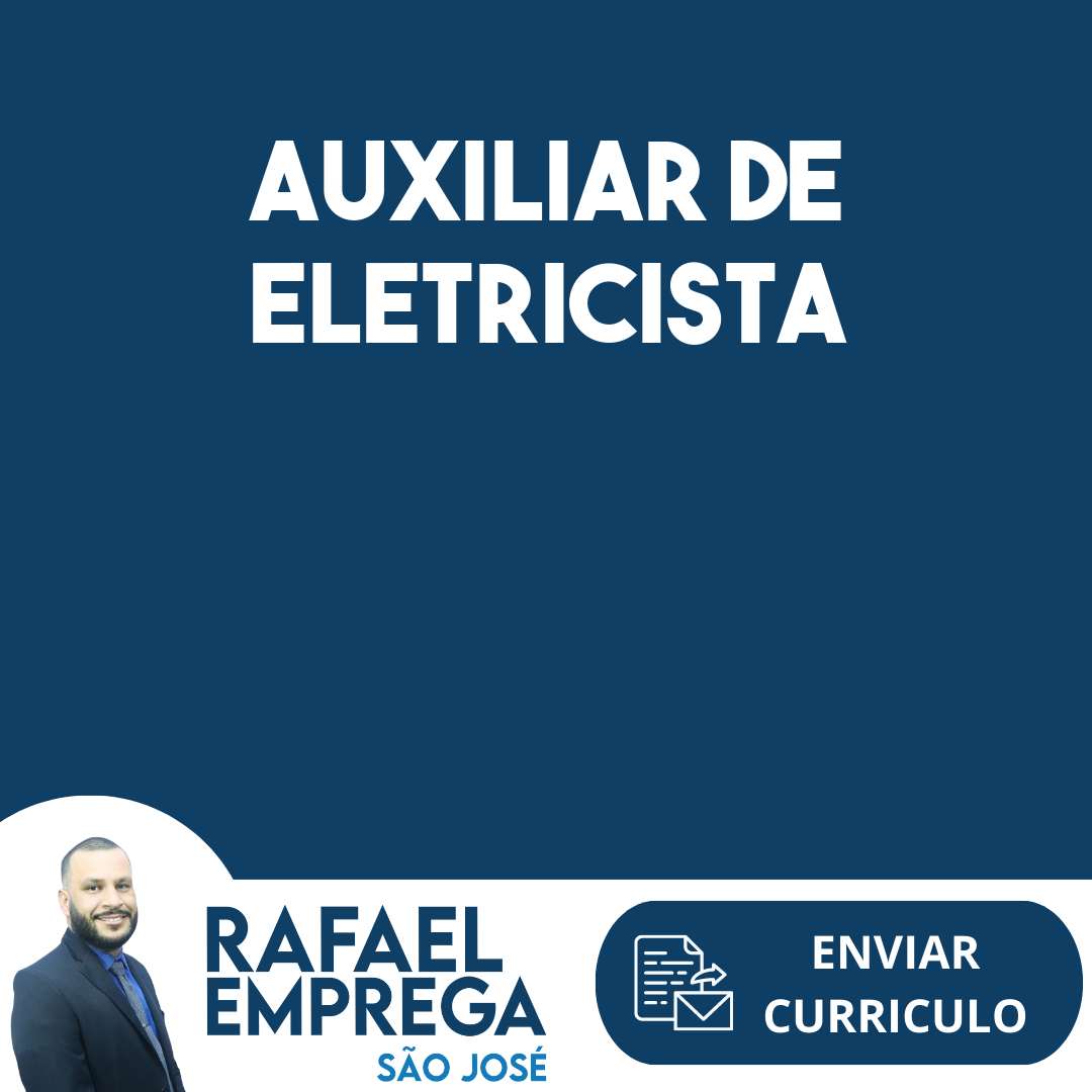 Auxiliar De Eletricista-São José Dos Campos - Sp 355